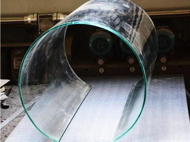 Glass score line heating lamp